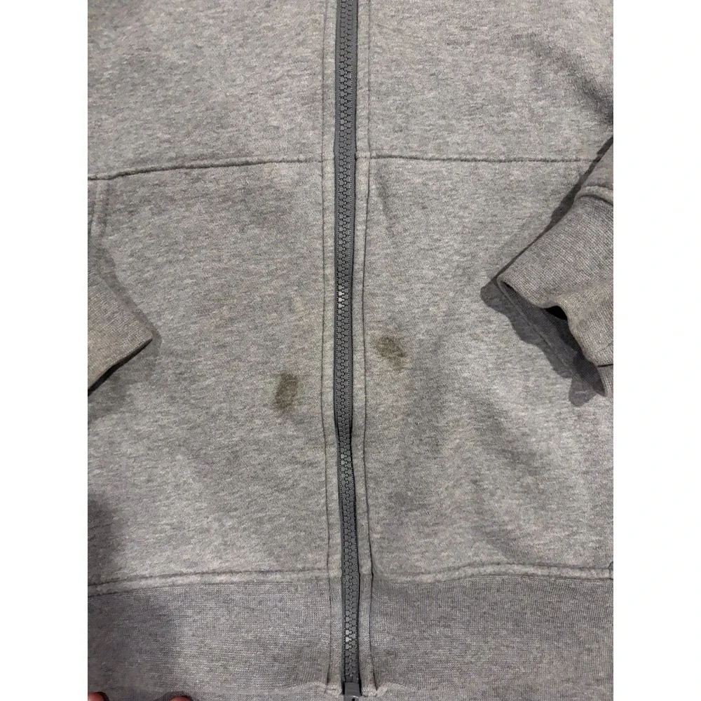 Nike Jordan‎ Carbon Heather Essential Fleece Full-Zip Hoodie Men's Size Large